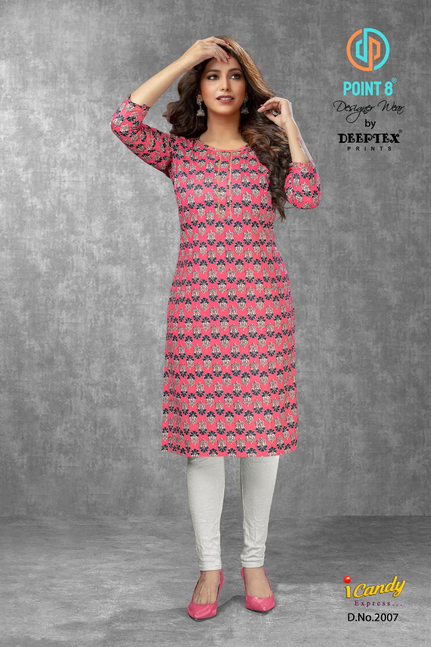 Deeptex I Candy Express 2 Cotton Printed Regular Wear Kurti Collection